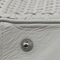 Soft Lady Dior Canage INTRECCIATO Tote White lambskin 01-RU-0048ソフト レディディオール カナージュ イントレチャート トート ホワイト ラムスキン 01-RU-0048