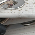 Soft Lady Dior Canage INTRECCIATO Tote White lambskin 01-RU-0048ソフト レディディオール カナージュ イントレチャート トート ホワイト ラムスキン 01-RU-0048
