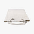 Soft Lady Dior Canage INTRECCIATO Tote White lambskin 01-RU-0048ソフト レディディオール カナージュ イントレチャート トート ホワイト ラムスキン 01-RU-0048