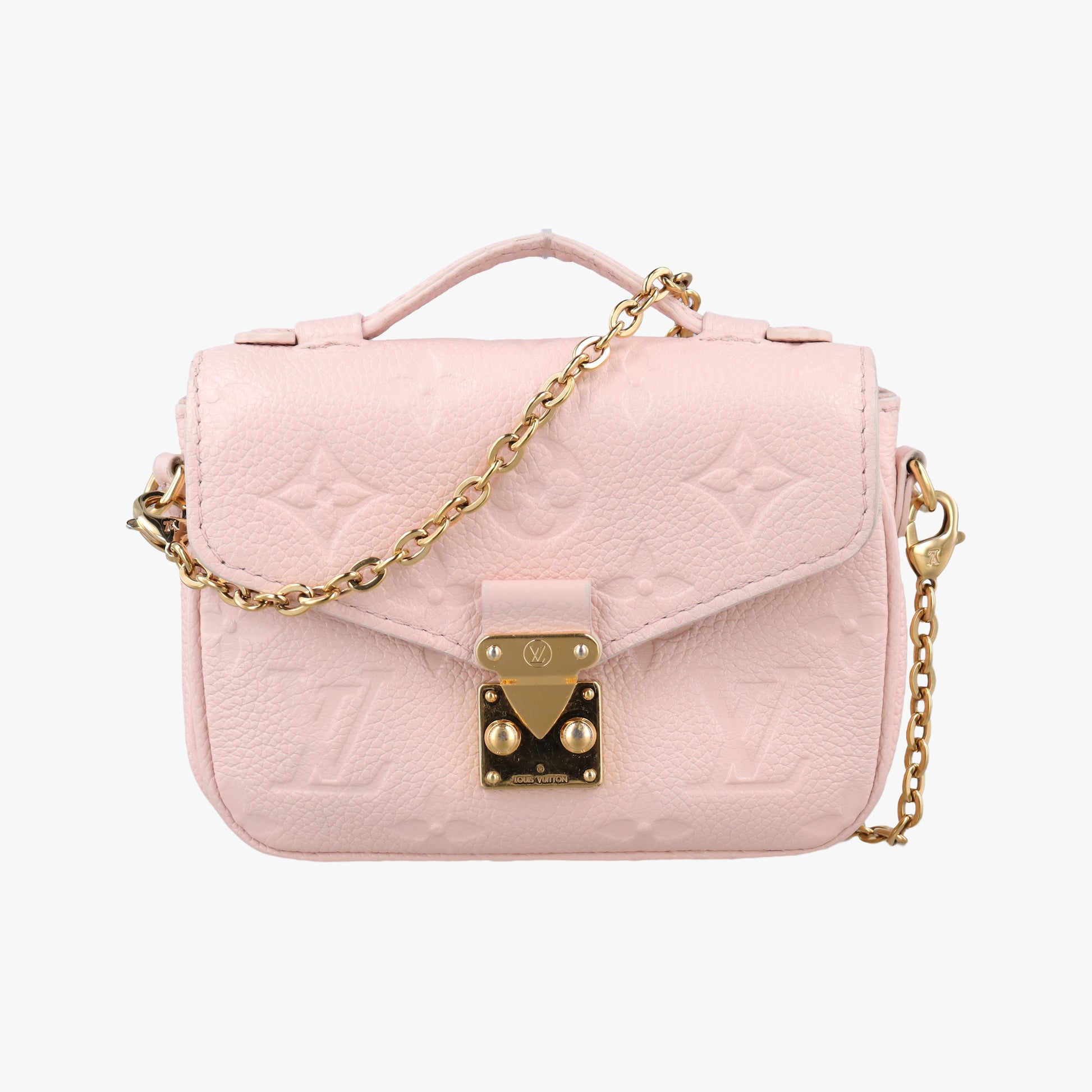 Micro Metis Pouch Chain Monogram Rose Pomelo Monogram Empreinte M81389 IC Chipマイクロメティスポーチチェーンモノグラム ローズポメロ モノグラム アンプラント M81389 ICチップ