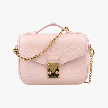 Micro Metis Pouch Chain Monogram Rose Pomelo Monogram Empreinte M81389 IC Chipマイクロメティスポーチチェーンモノグラム ローズポメロ モノグラム アンプラント M81389 ICチップ