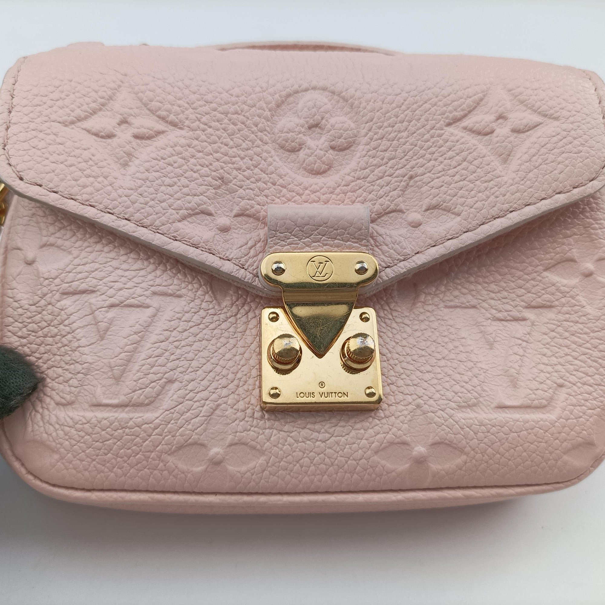 Micro Metis Pouch Chain Monogram Rose Pomelo Monogram Empreinte M81389 IC Chipマイクロメティスポーチチェーンモノグラム ローズポメロ モノグラム アンプラント M81389 ICチップ