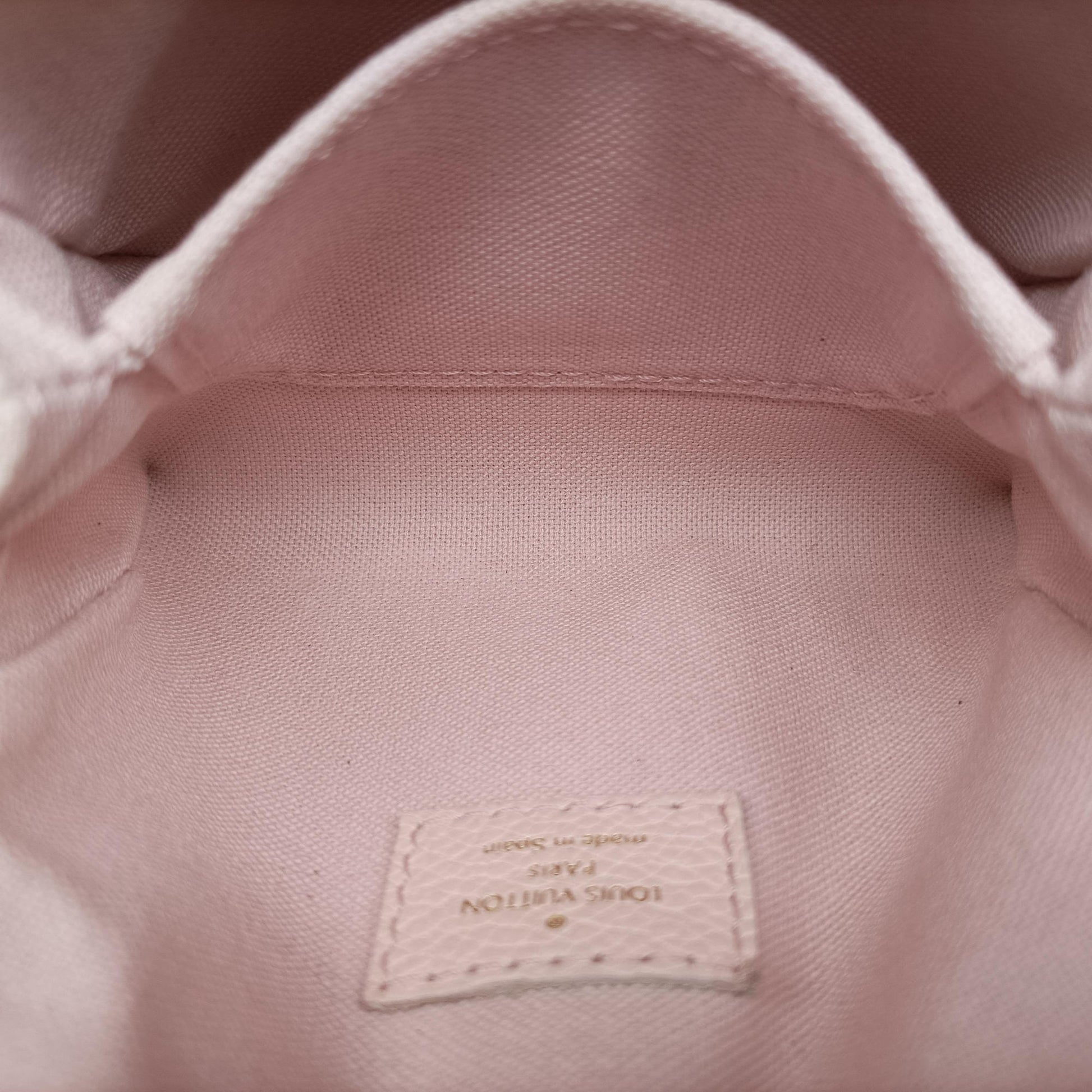 Micro Metis Pouch Chain Monogram Rose Pomelo Monogram Empreinte M81389 IC Chipマイクロメティスポーチチェーンモノグラム ローズポメロ モノグラム アンプラント M81389 ICチップ