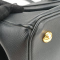 Galleria Black SAFFIANO Leather BN2274 247ガレリア ブラック サフィアーノレザー BN2274 247