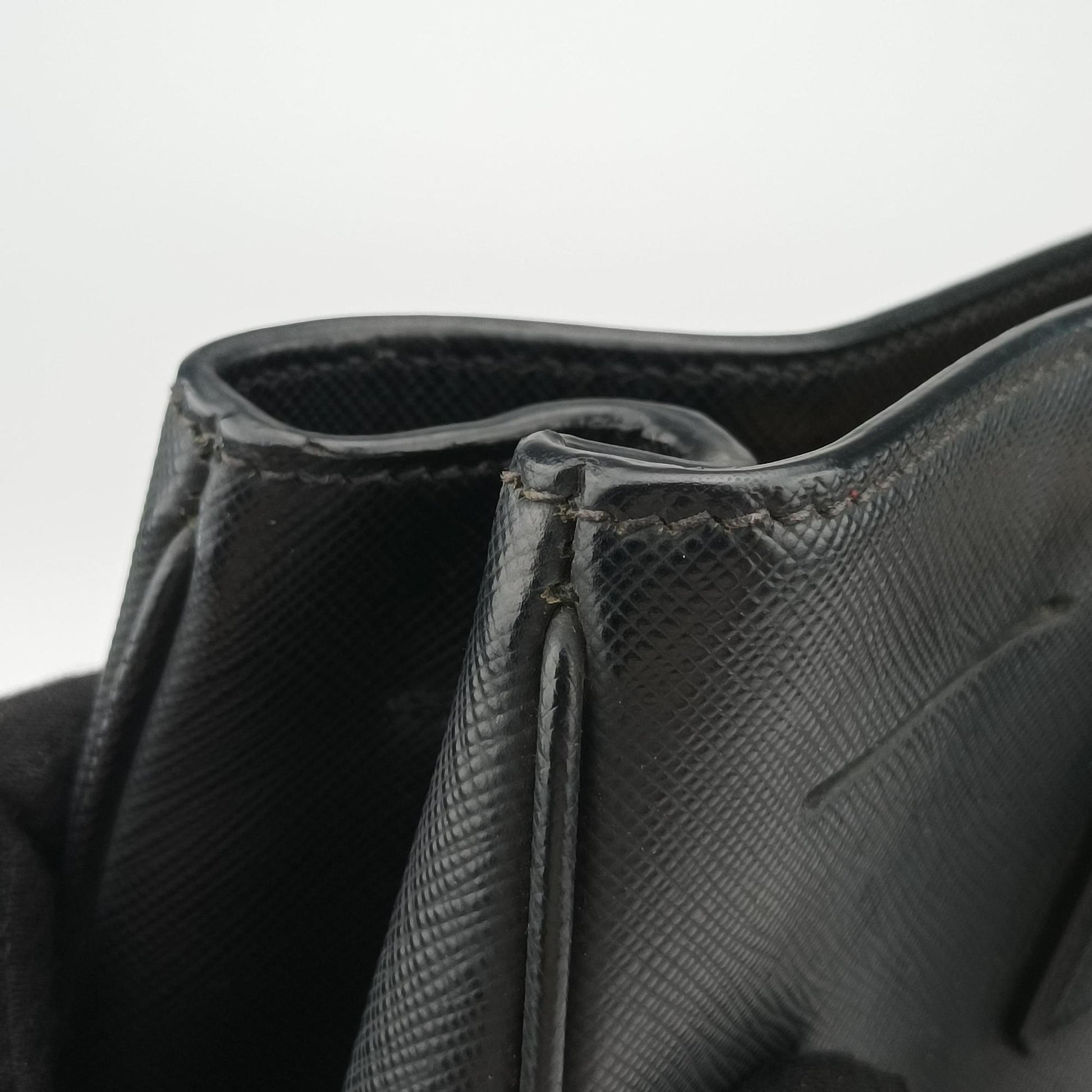 Galleria Black SAFFIANO Leather BN2274 247ガレリア ブラック サフィアーノレザー BN2274 247