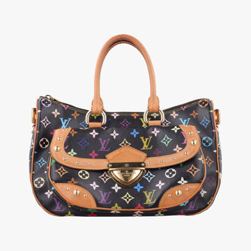 Pre-owned Louis Vuitton RITA Noir Monogram Multicolor M40126 handbag | stylenewstar