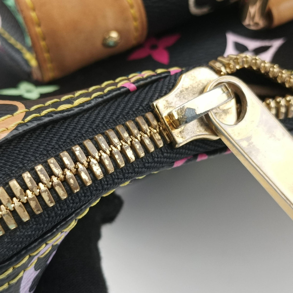 Pre-owned Louis Vuitton RITA Noir Monogram Multicolor M40126 handbag | stylenewstar