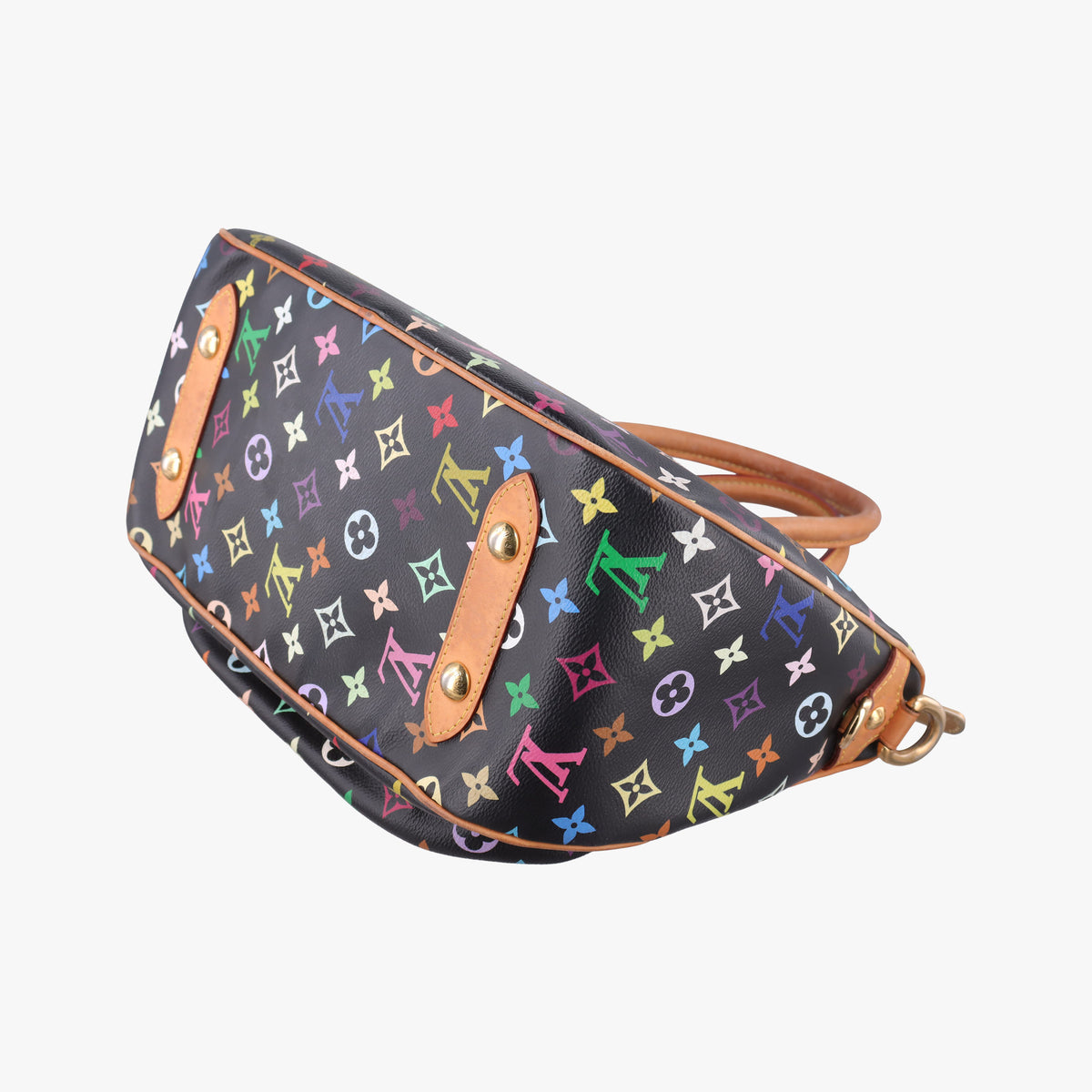 Pre-owned Louis Vuitton RITA Noir Monogram Multicolor M40126 handbag | stylenewstar