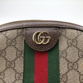 Ophidia brown×red×green PVC coated canvas×Leather 499621 E024005782オフィディア ブラウン×レッド×グリーン PVCコーティングキャンバス×レザー 499621 E024005782
