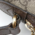 Ophidia brown×red×green PVC coated canvas×Leather 499621 E024005782オフィディア ブラウン×レッド×グリーン PVCコーティングキャンバス×レザー 499621 E024005782