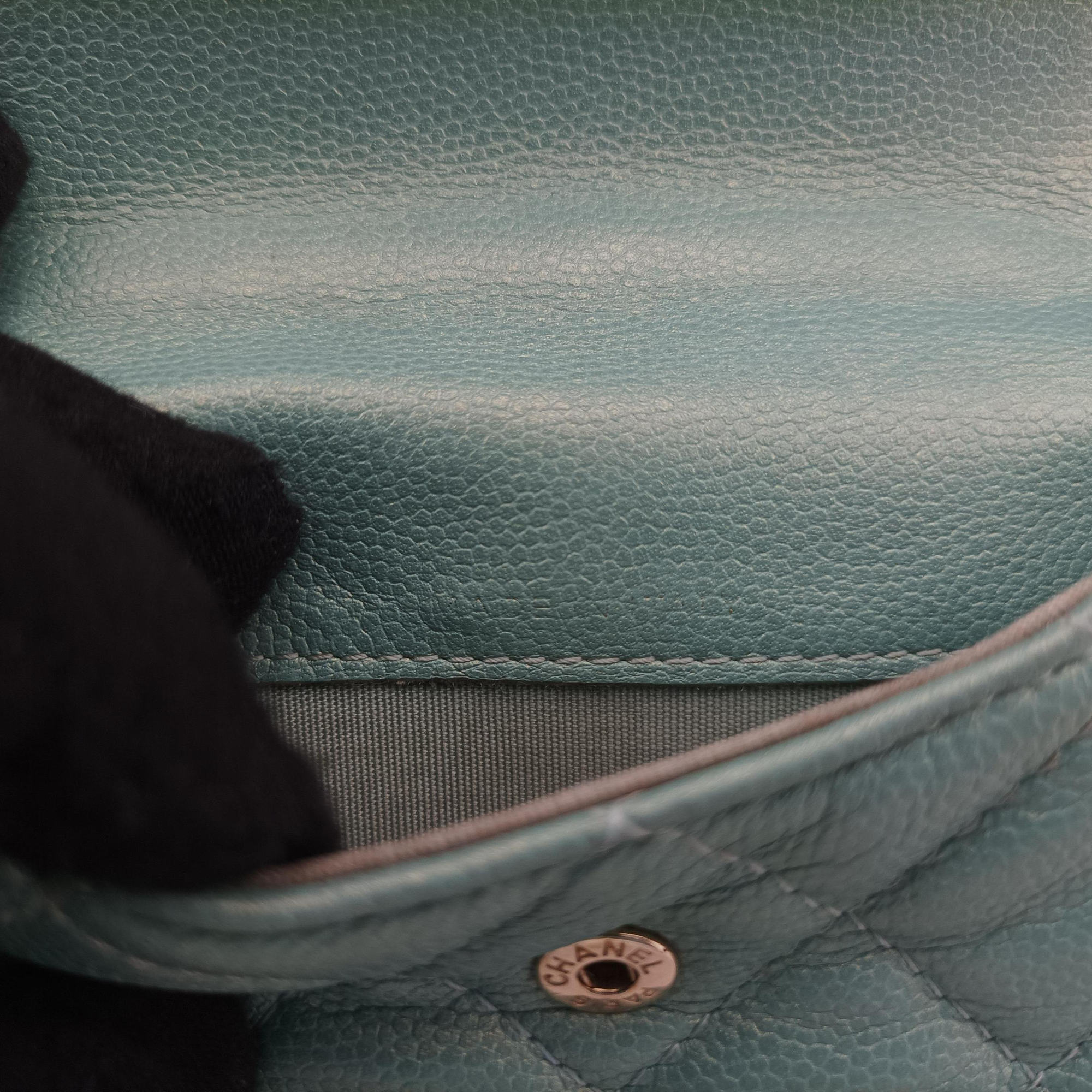 Mini Matelasse Pearl Coin Purse Green lambskin AP2119 31254080ミニマトラッセ パール コインパース グリーン ラムスキン AP2119 31254080