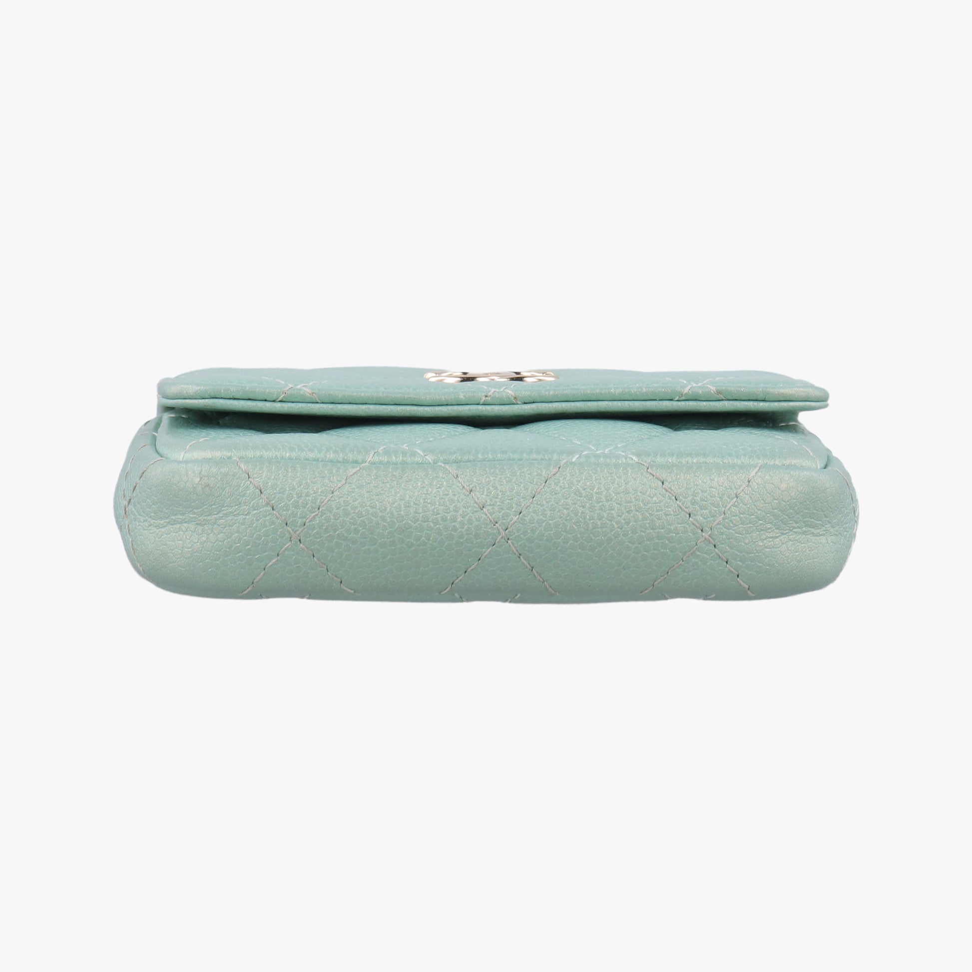 Mini Matelasse Pearl Coin Purse Green lambskin AP2119 31254080ミニマトラッセ パール コインパース グリーン ラムスキン AP2119 31254080