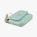 Mini Matelasse Pearl Coin Purse Green lambskin AP2119 31254080ミニマトラッセ パール コインパース グリーン ラムスキン AP2119 31254080