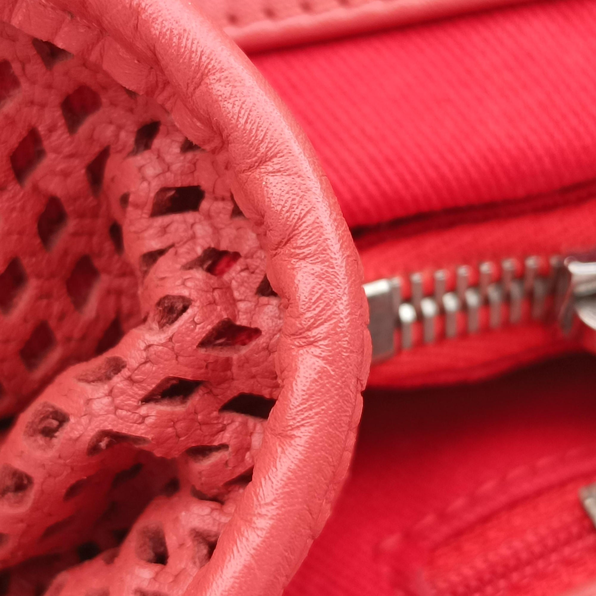Up in the Air Perforated French Riviera Orange lambskin A67654 17425815アップ ザ エア フレンチリビエラ オレンジ ラムスキン A67654 17425815