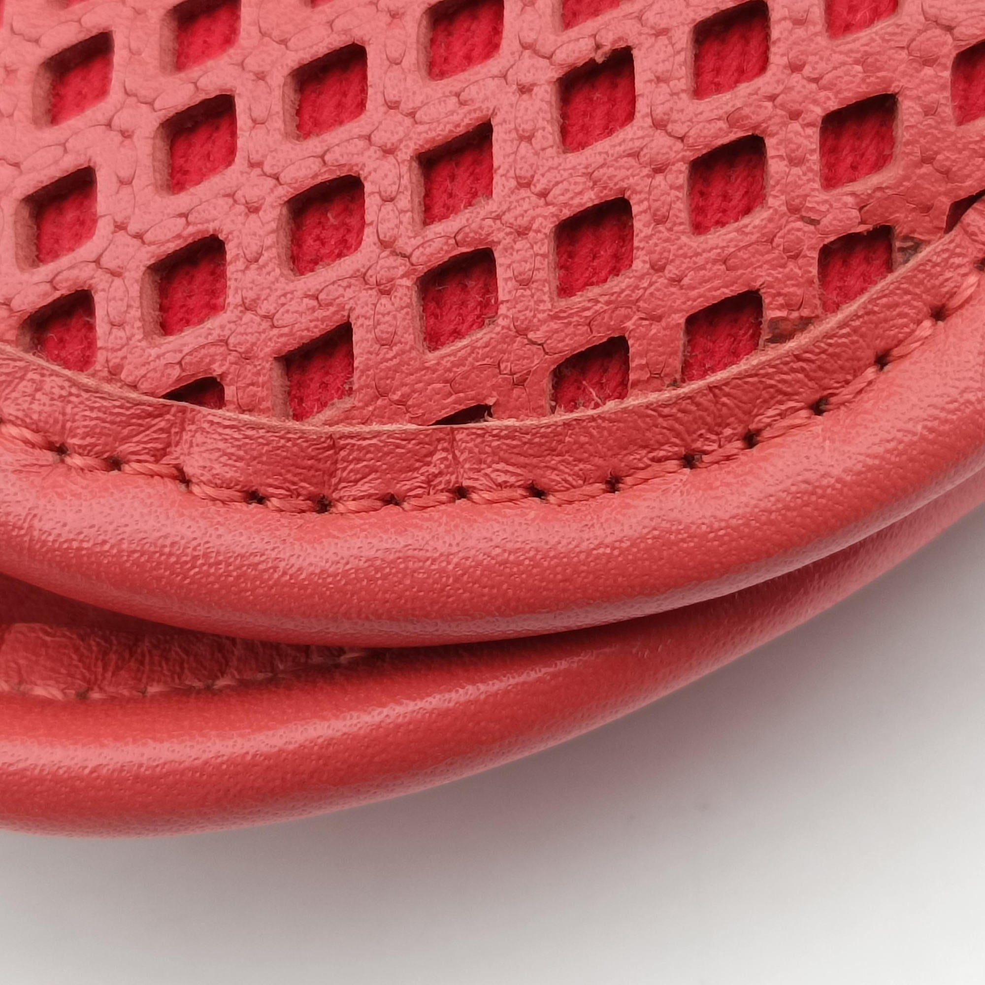 Up in the Air Perforated French Riviera Orange lambskin A67654 17425815アップ ザ エア フレンチリビエラ オレンジ ラムスキン A67654 17425815