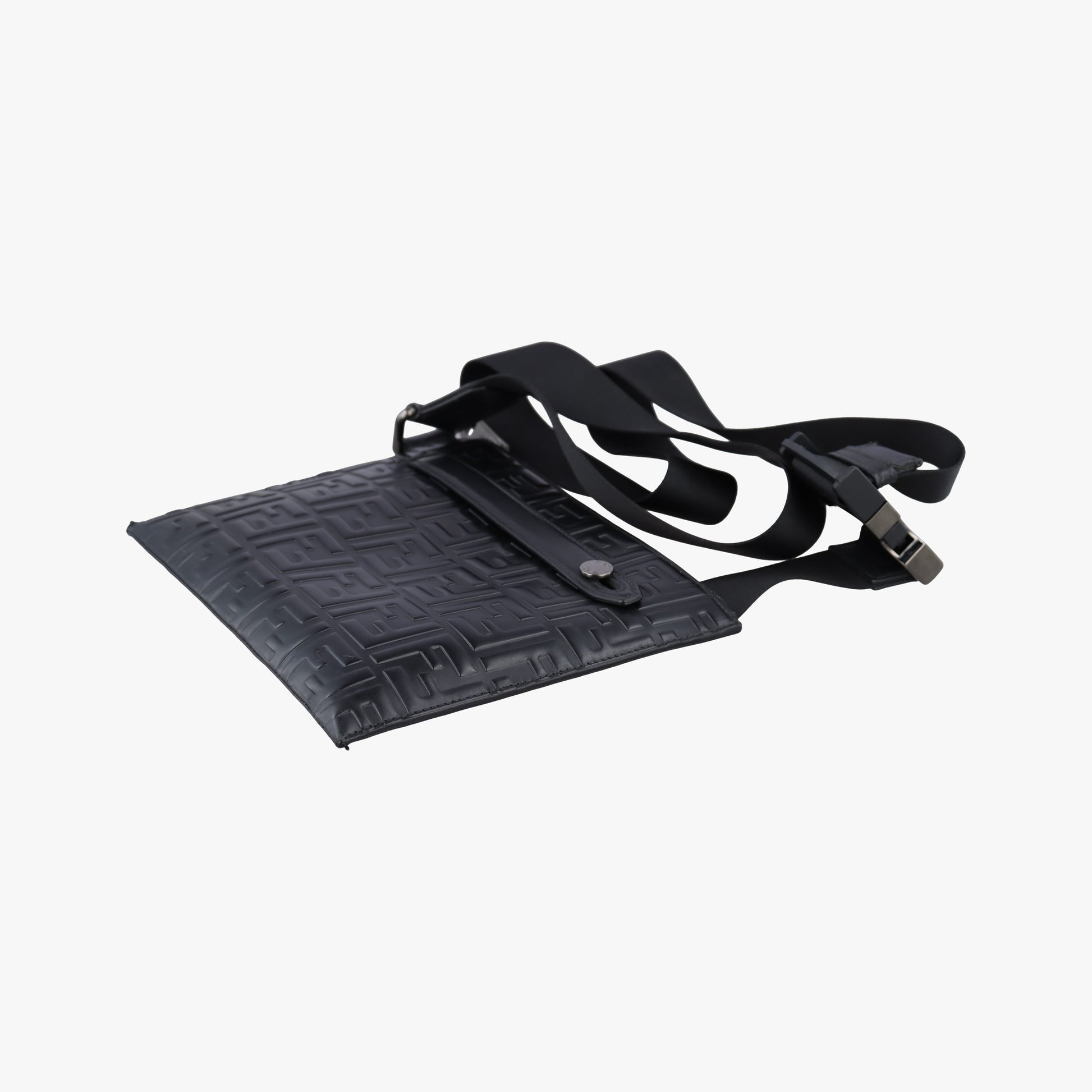 Zucca Print Black Leather 7VA437 7VA437 A4K5 189.0189ズッカ柄 ブラック レザー 7VA437 7VA437 A4K5 189.0189