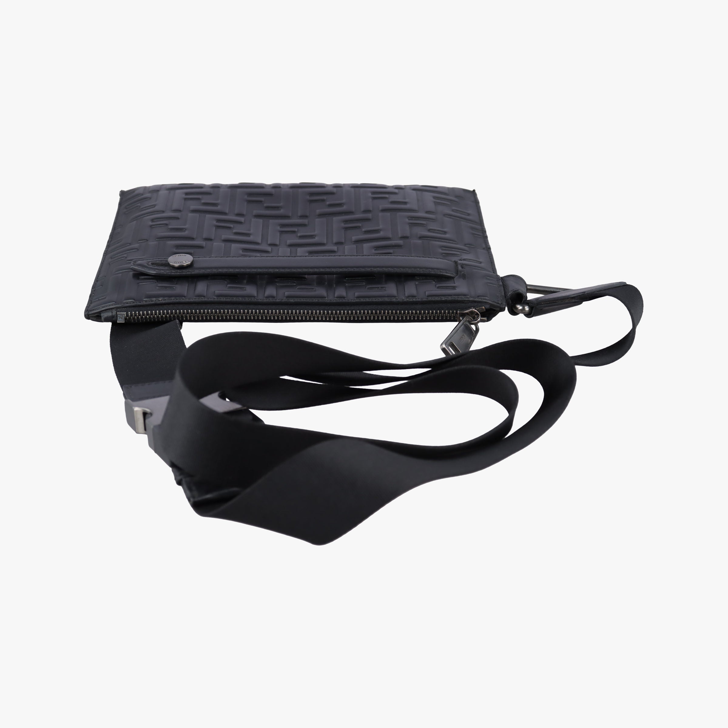 Zucca Print Black Leather 7VA437 7VA437 A4K5 189.0189ズッカ柄 ブラック レザー 7VA437 7VA437 A4K5 189.0189