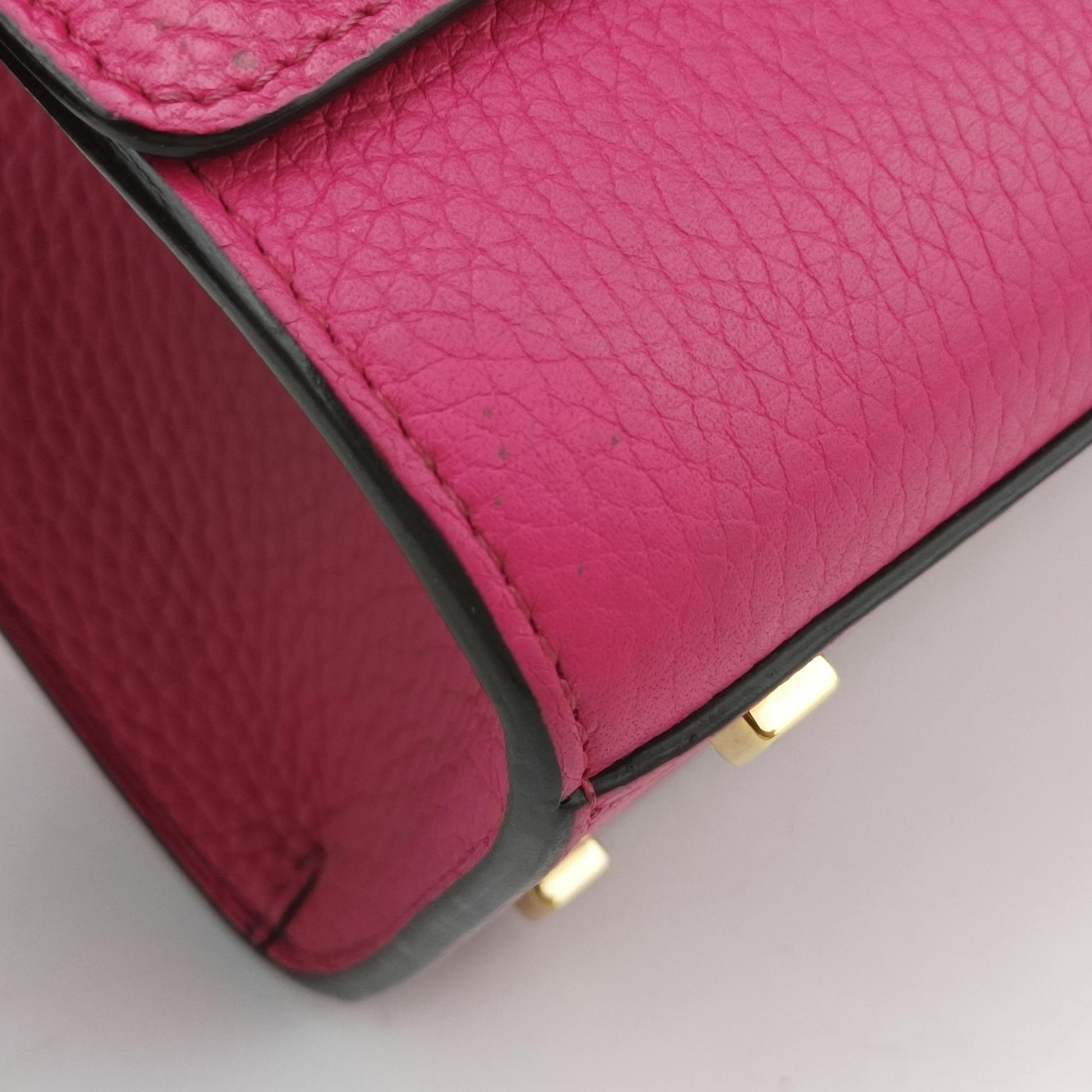 Legenne PM Rose leather B1067レジェンヌ PM ローズ レッド レザー B1067