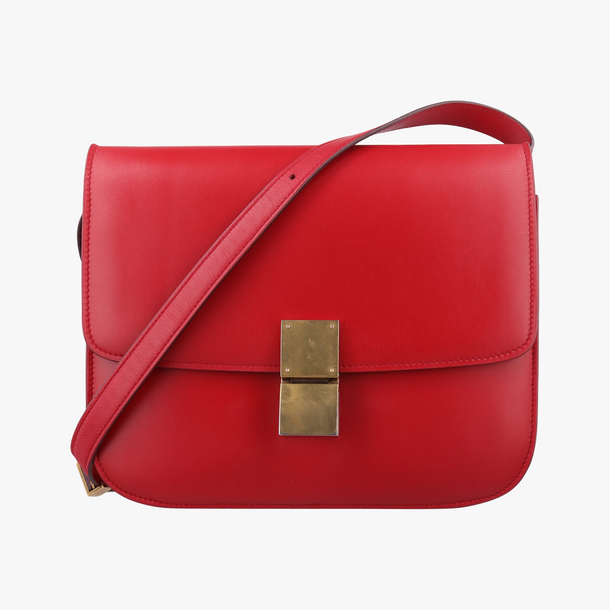 Classic Box Red Leather S-CE-0111クラシックボックス レッド レザー S-CE-0111