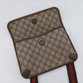 Pre-owned Gucci NEO VINTAGE GG Supreme Beige×Brown PVC coated canvas×Leather 493930 bum bag/waist bag | stylenewstar