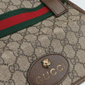 Pre-owned Gucci NEO VINTAGE GG Supreme Beige×Brown PVC coated canvas×Leather 493930 bum bag/waist bag | stylenewstar