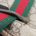 Pre-owned Gucci NEO VINTAGE GG Supreme Beige×Brown PVC coated canvas×Leather 493930 bum bag/waist bag | stylenewstar