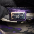 Lady Dior Purple×Orange×Brown Lambskin 15-BO-1121レディディオール パープル×オレンジ×ブラウン ラムスキン 15-BO-1121