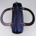 Lady Dior Purple×Orange×Brown Lambskin 15-BO-1121レディディオール パープル×オレンジ×ブラウン ラムスキン 15-BO-1121