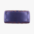 Lady Dior Purple×Orange×Brown Lambskin 15-BO-1121レディディオール パープル×オレンジ×ブラウン ラムスキン 15-BO-1121
