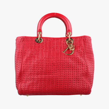 Soft Lady Dior Red lambskin 01-RU-0058ソフト レディディオール レッド ラムスキン 01-RU-0058