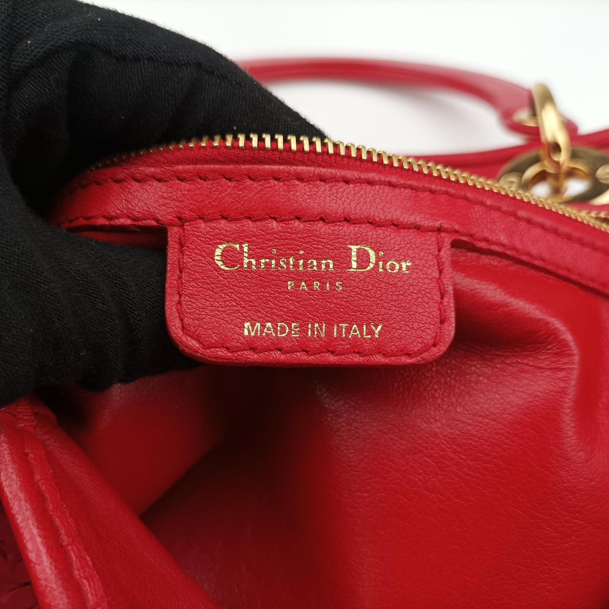 Soft Lady Dior Red lambskin 01-RU-0058ソフト レディディオール レッド ラムスキン 01-RU-0058
