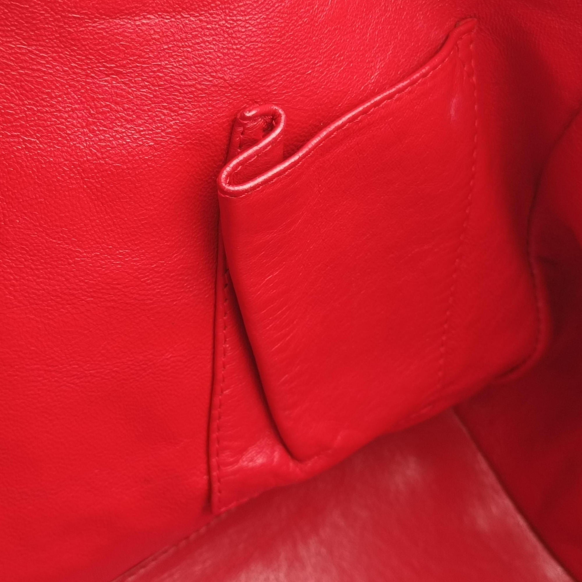 Soft Lady Dior Red lambskin 01-RU-0058ソフト レディディオール レッド ラムスキン 01-RU-0058
