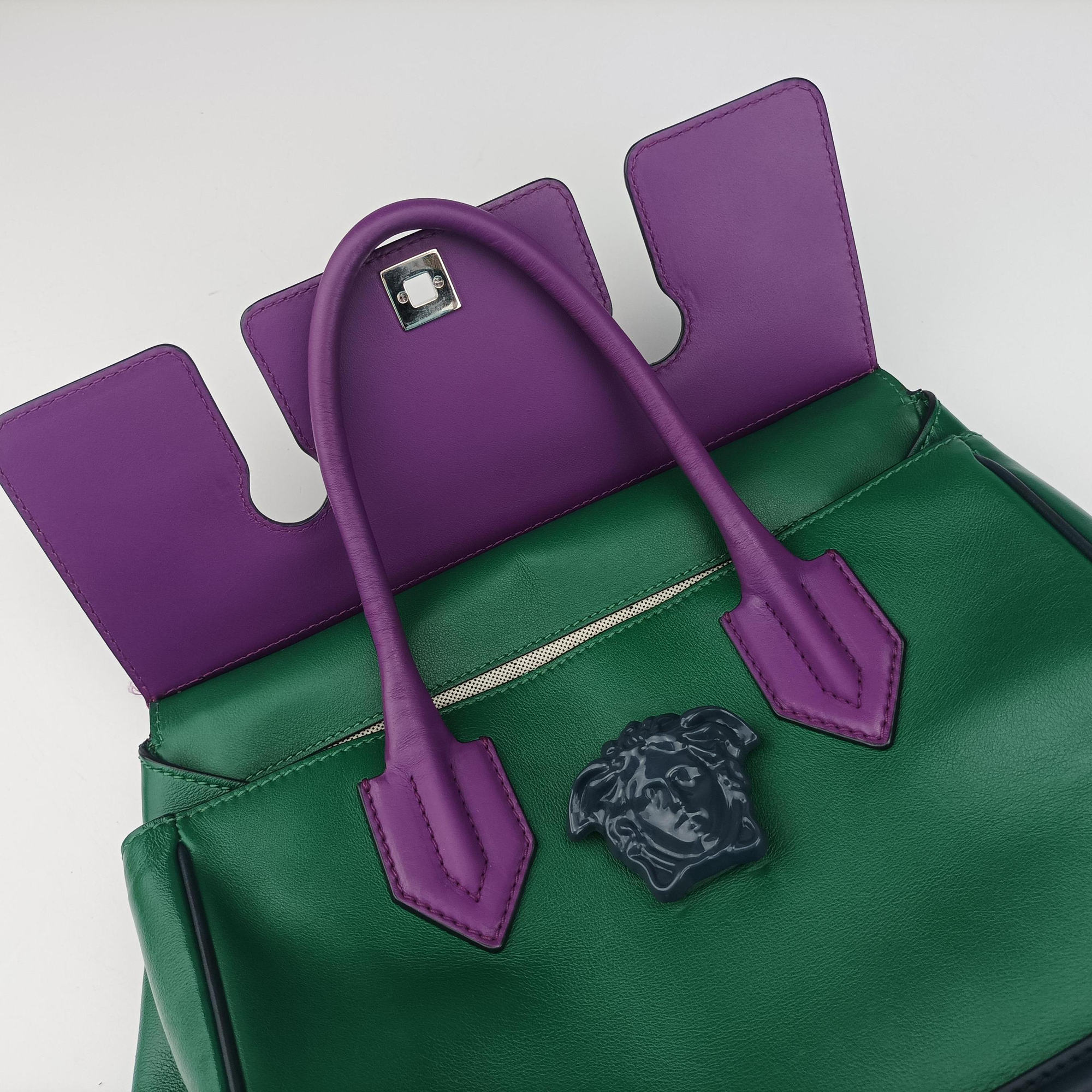 Palazzo Empire Green×Navy×Purple Leather CLG 969405647292パラッツォエンパイア グリーン×ネイビー×パープル レザー CLG 969405647292