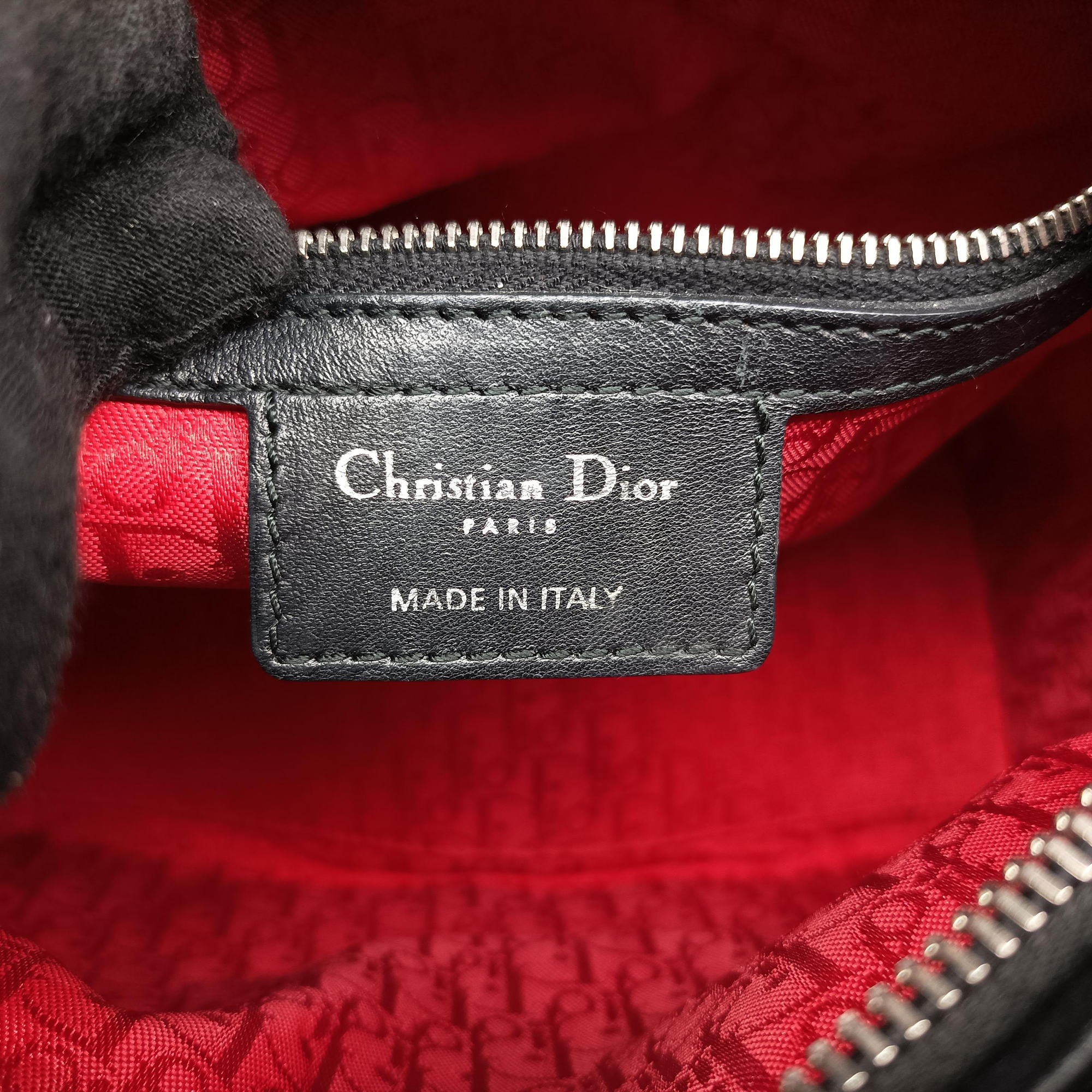 Lady Dior Black lambskin 08-MA-1120レディディオール ブラック ラムスキン 08-MA-1120