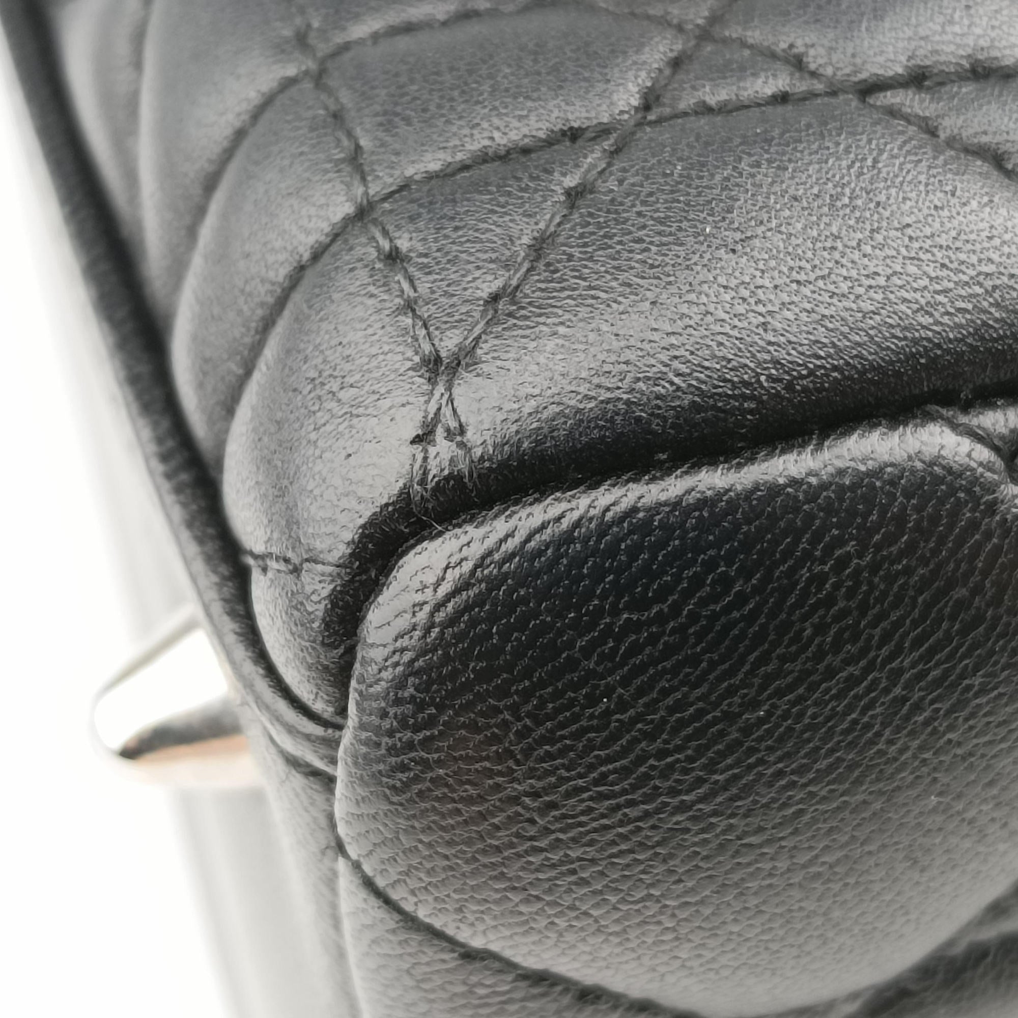 Lady Dior Black lambskin 08-MA-1120レディディオール ブラック ラムスキン 08-MA-1120