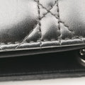 Lady Dior Black lambskin 08-MA-1120レディディオール ブラック ラムスキン 08-MA-1120