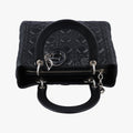 Lady Dior Black lambskin 08-MA-1120レディディオール ブラック ラムスキン 08-MA-1120