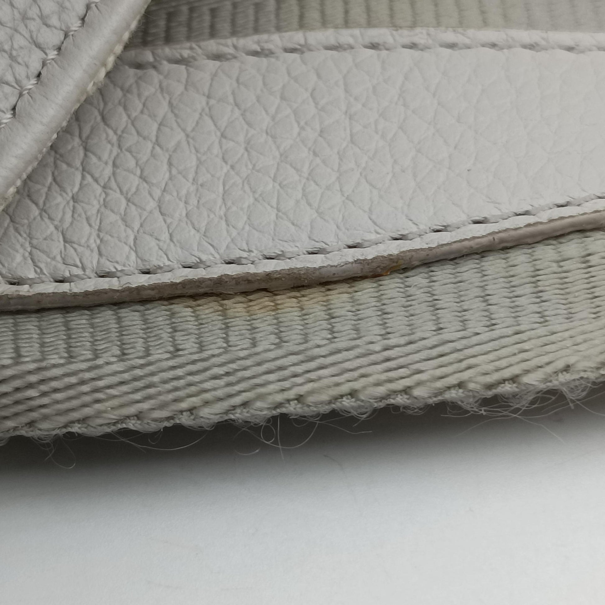 Saddle White Jacquard × Leather 19-BO-1109サドルバッグ ホワイト ジャガード×レザー 19-BO-1109