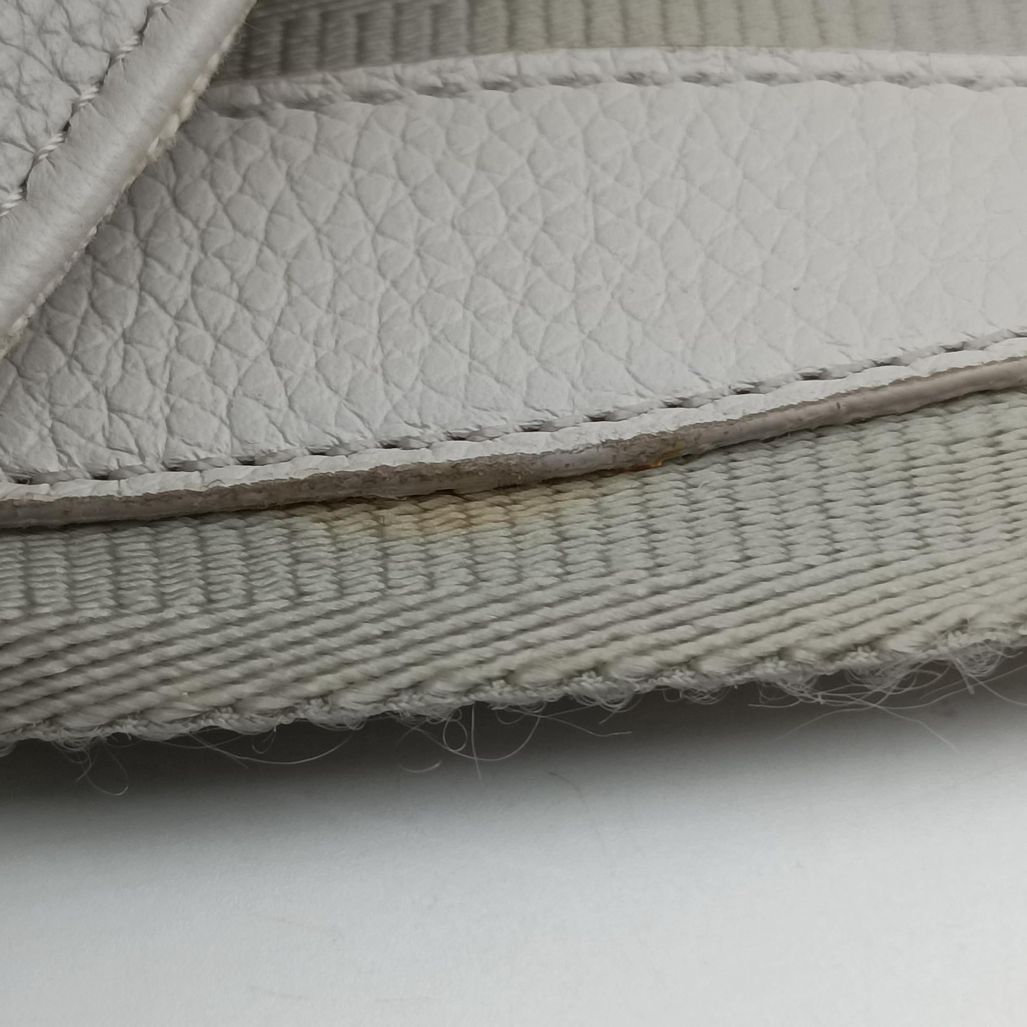 Saddle White Jacquard × Leather 19-BO-1109サドルバッグ ホワイト ジャガード×レザー 19-BO-1109