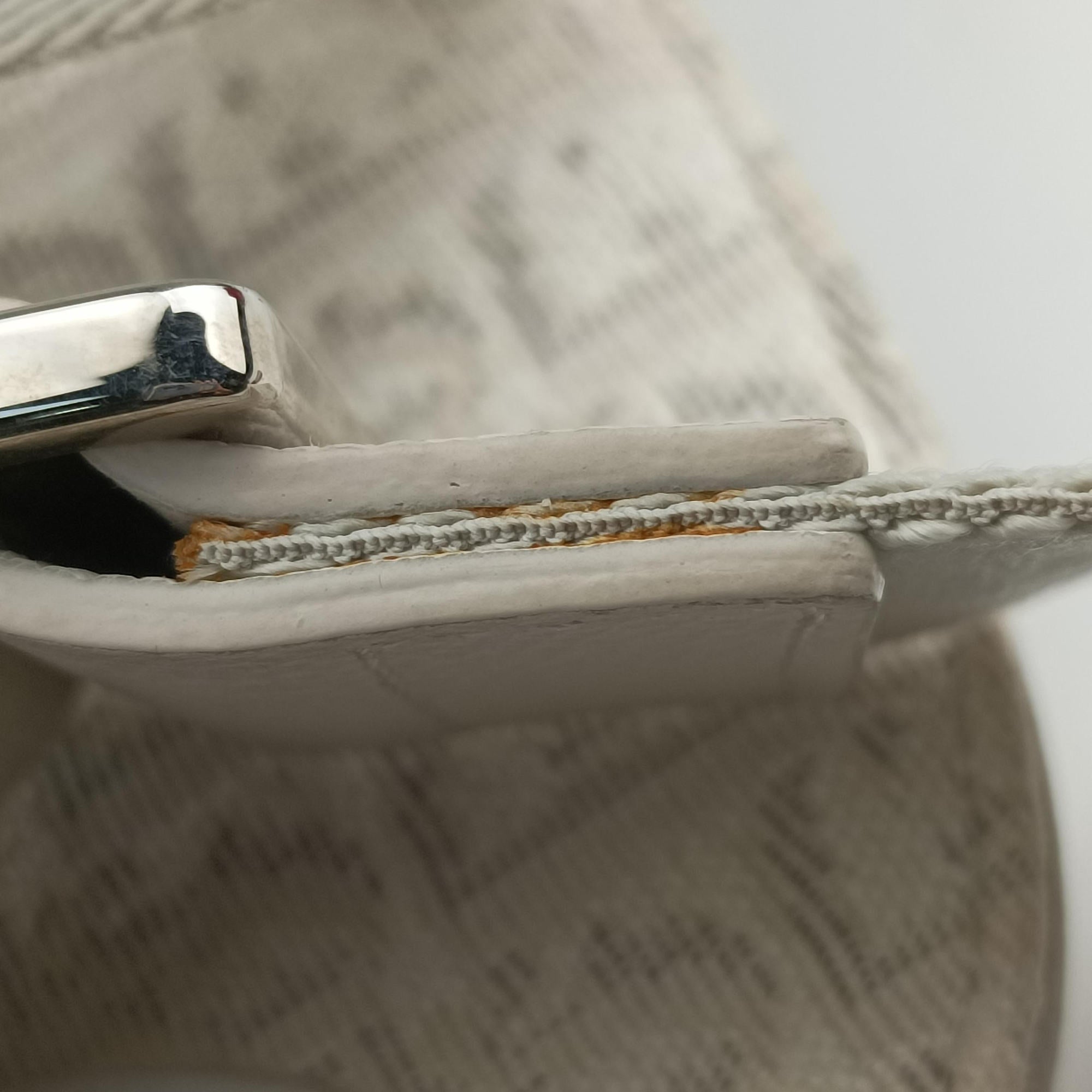 Saddle White Jacquard × Leather 19-BO-1109サドルバッグ ホワイト ジャガード×レザー 19-BO-1109