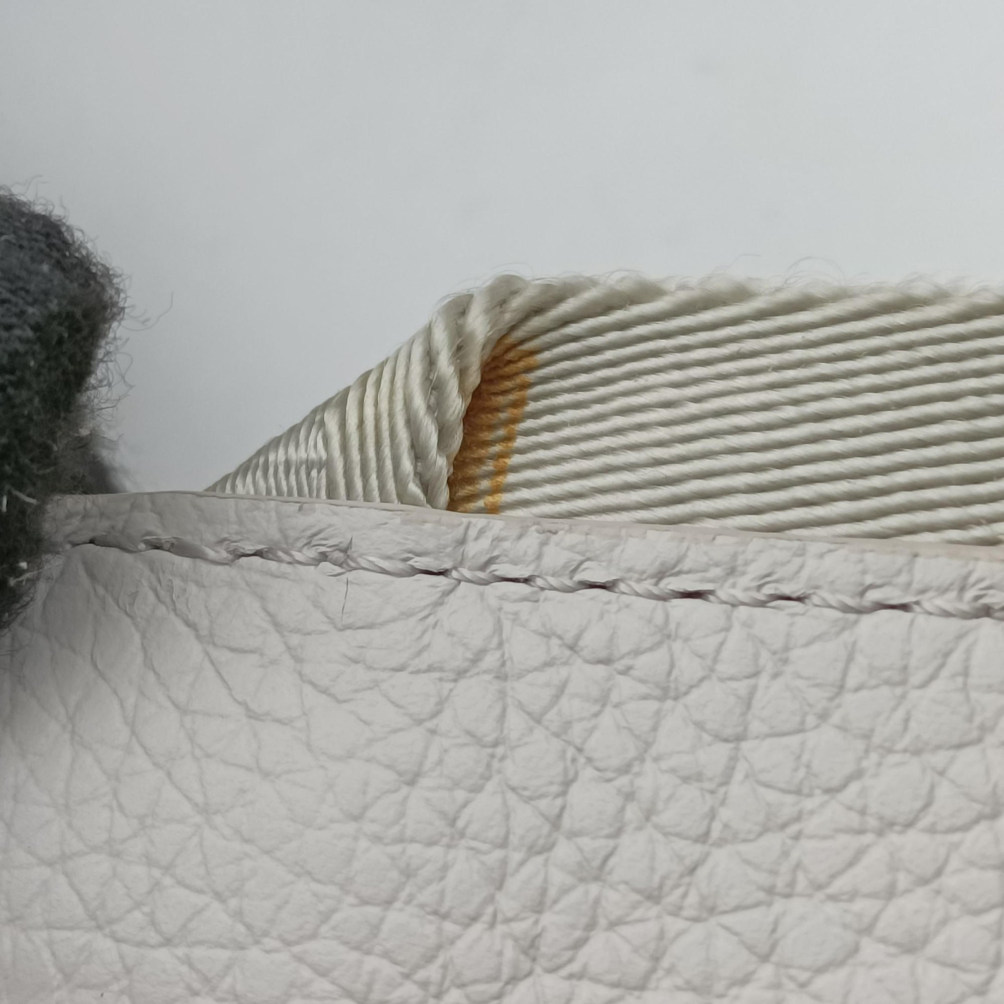 Saddle White Jacquard × Leather 19-BO-1109サドルバッグ ホワイト ジャガード×レザー 19-BO-1109