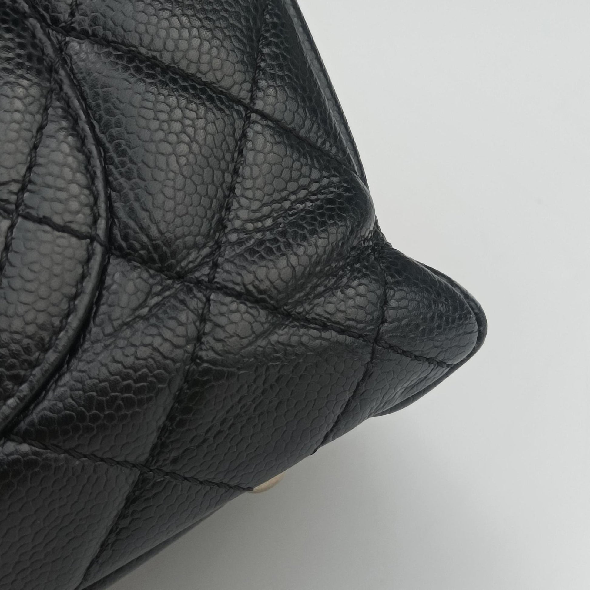Matelasse Cocomark GST Black Caviar Leather A66865 16744903マトラッセ ココマークGST ブラック キャビアレザー A66865 16744903