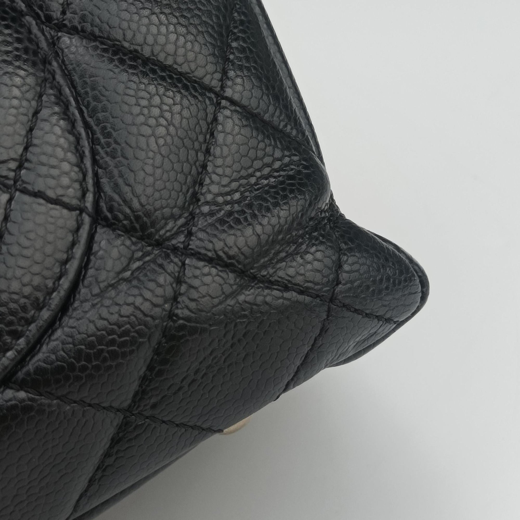 Matelasse Cocomark GST Black Caviar Leather A66865 16744903マトラッセ ココマークGST ブラック キャビアレザー A66865 16744903