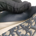 Saddle Navy Jacquard×Leather 50-MA-0149サドル ネイビー ジャガード×レザー 50-MA-0149