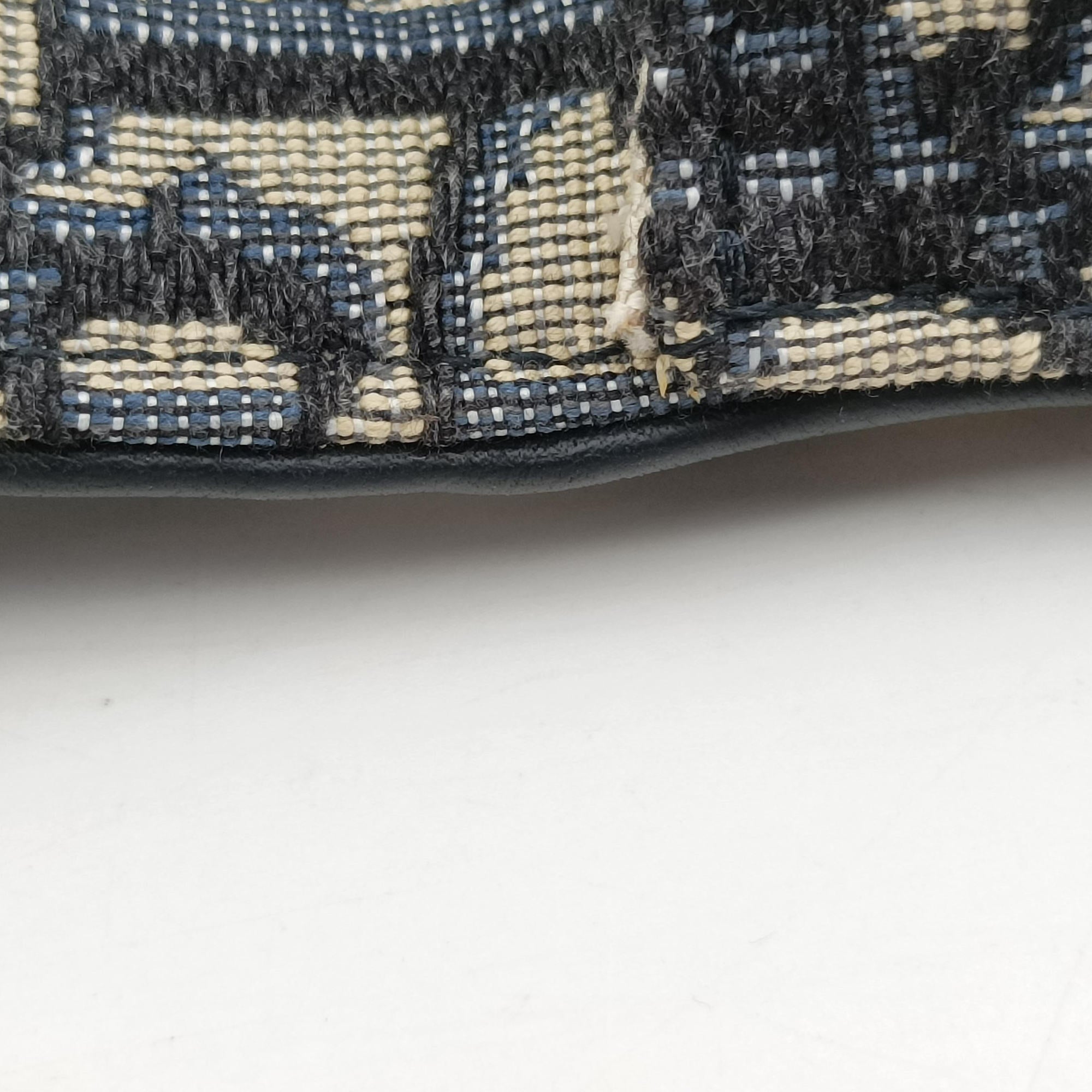 Saddle Navy Jacquard×Leather 50-MA-0149サドル ネイビー ジャガード×レザー 50-MA-0149