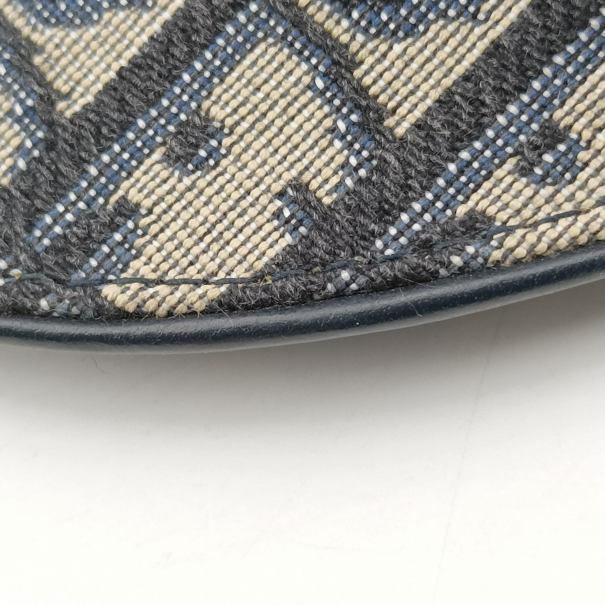 Saddle Navy Jacquard×Leather 50-MA-0149サドル ネイビー ジャガード×レザー 50-MA-0149