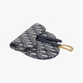 Saddle Navy Jacquard×Leather 50-MA-0149サドル ネイビー ジャガード×レザー 50-MA-0149