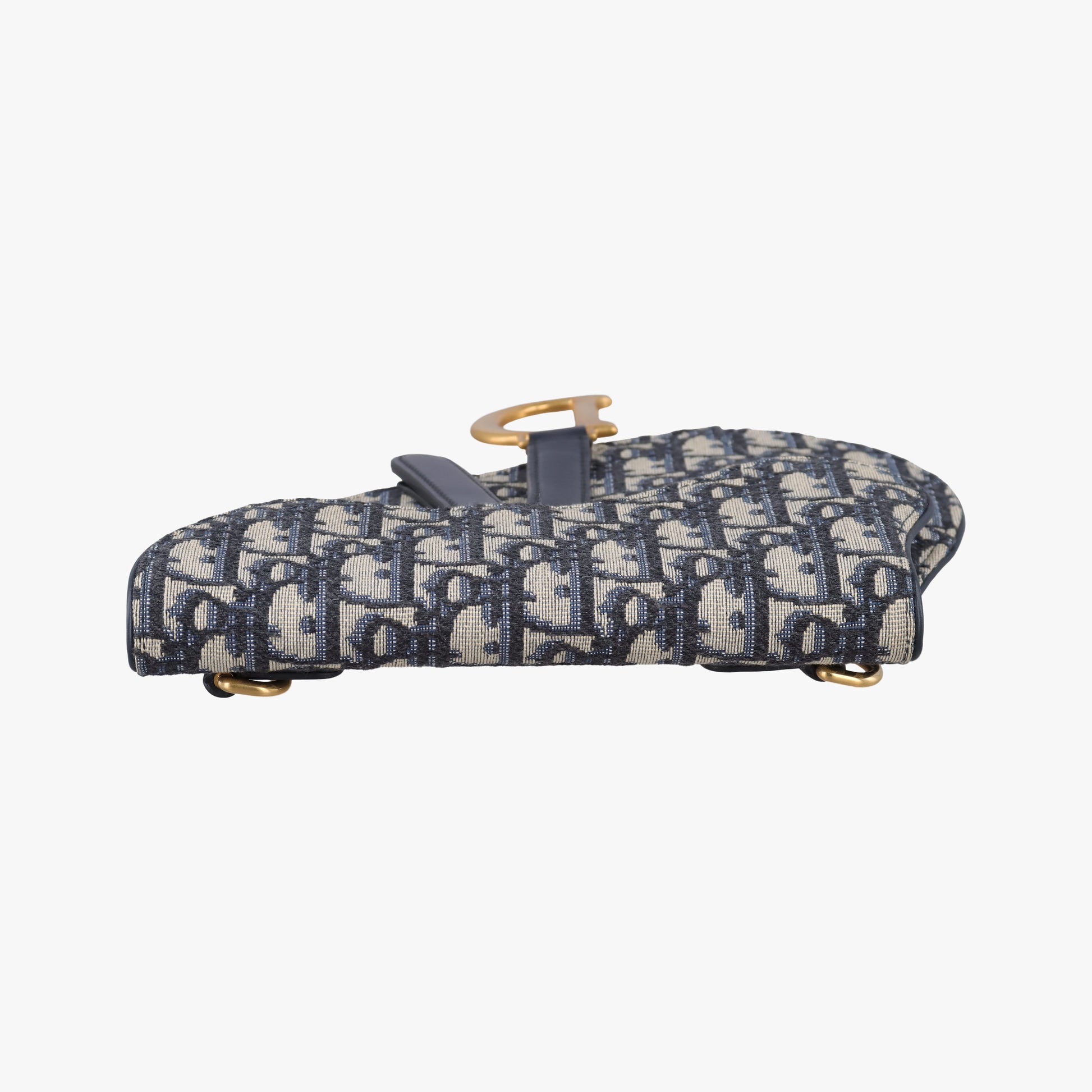 Saddle Navy Jacquard×Leather 50-MA-0149サドル ネイビー ジャガード×レザー 50-MA-0149