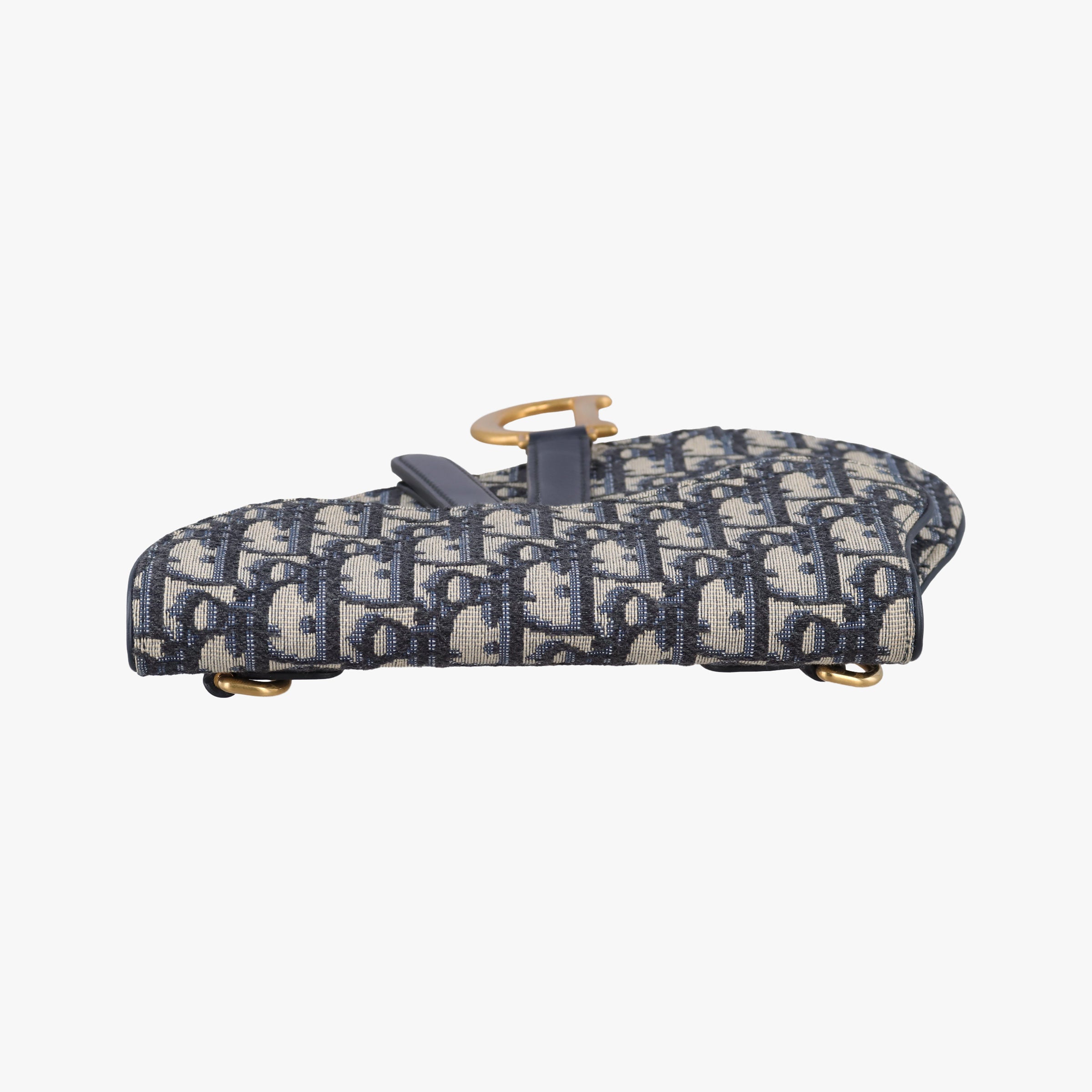 Saddle Navy Jacquard×Leather 50-MA-0149サドル ネイビー ジャガード×レザー 50-MA-0149