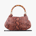 Bamboo Pink snakeskin 169961 I0138586バンブー ピンク ヘビ革 169961 I0138586